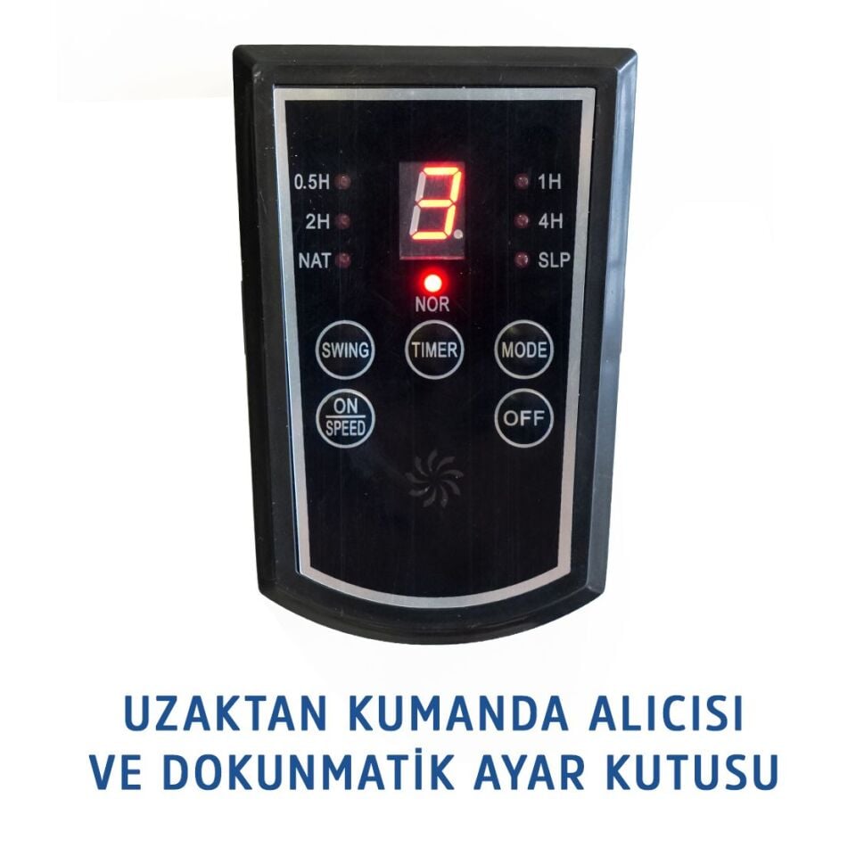 Farken 65cm Sanayi Tipi Uzaktan Kumandalı Endüstriyel Vantilatör