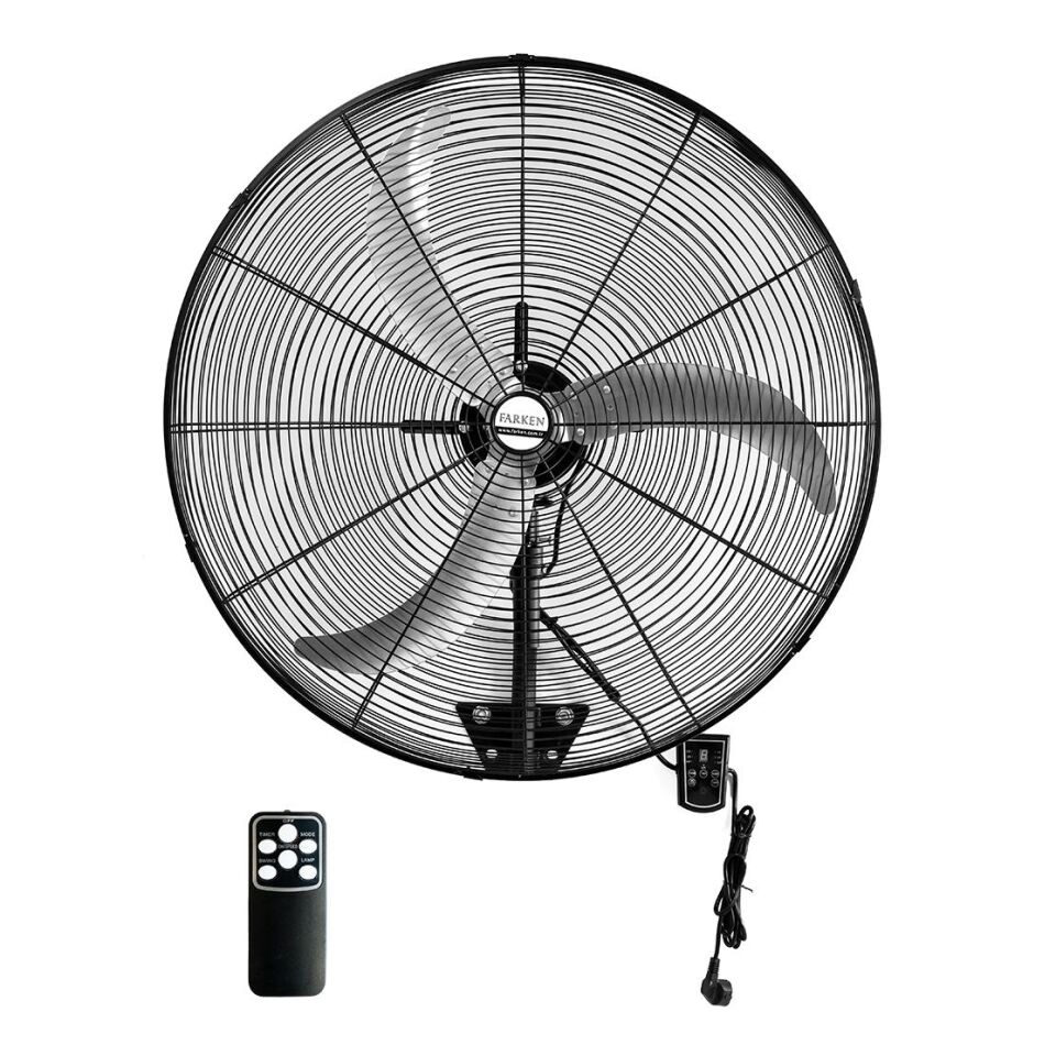 Farken Sanayi Tipi Vantilatör Uzaktan Kumandalı Endüstriyel Fan 75Cm