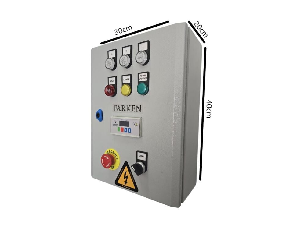 FARKEN SİSLEME SİSTEMİ KONTROL PANOSU (TRİFAZE)