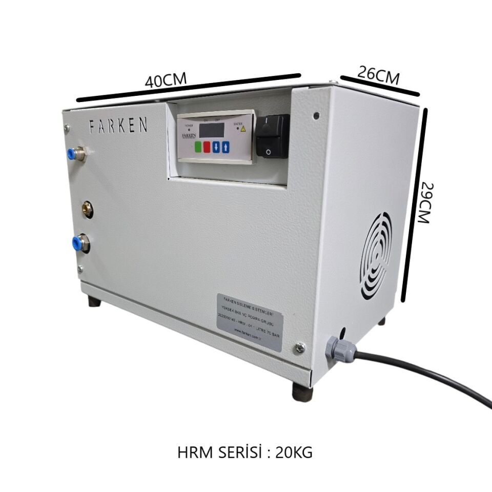 FARKEN HRM01 YÜKSEK BASINÇ POMPA GRUBU - 1LT/dk