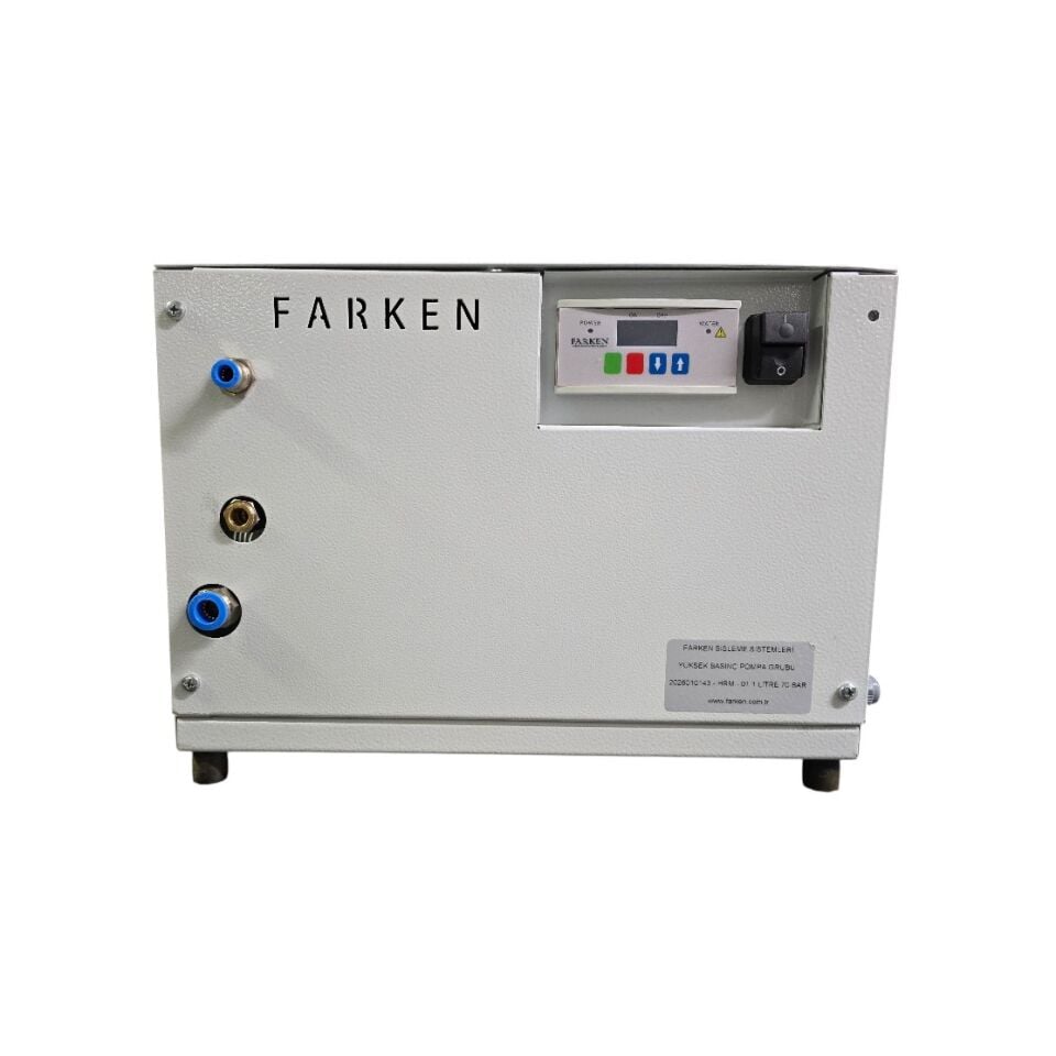 FARKEN HRM01 YÜKSEK BASINÇ POMPA GRUBU - 1LT/dk