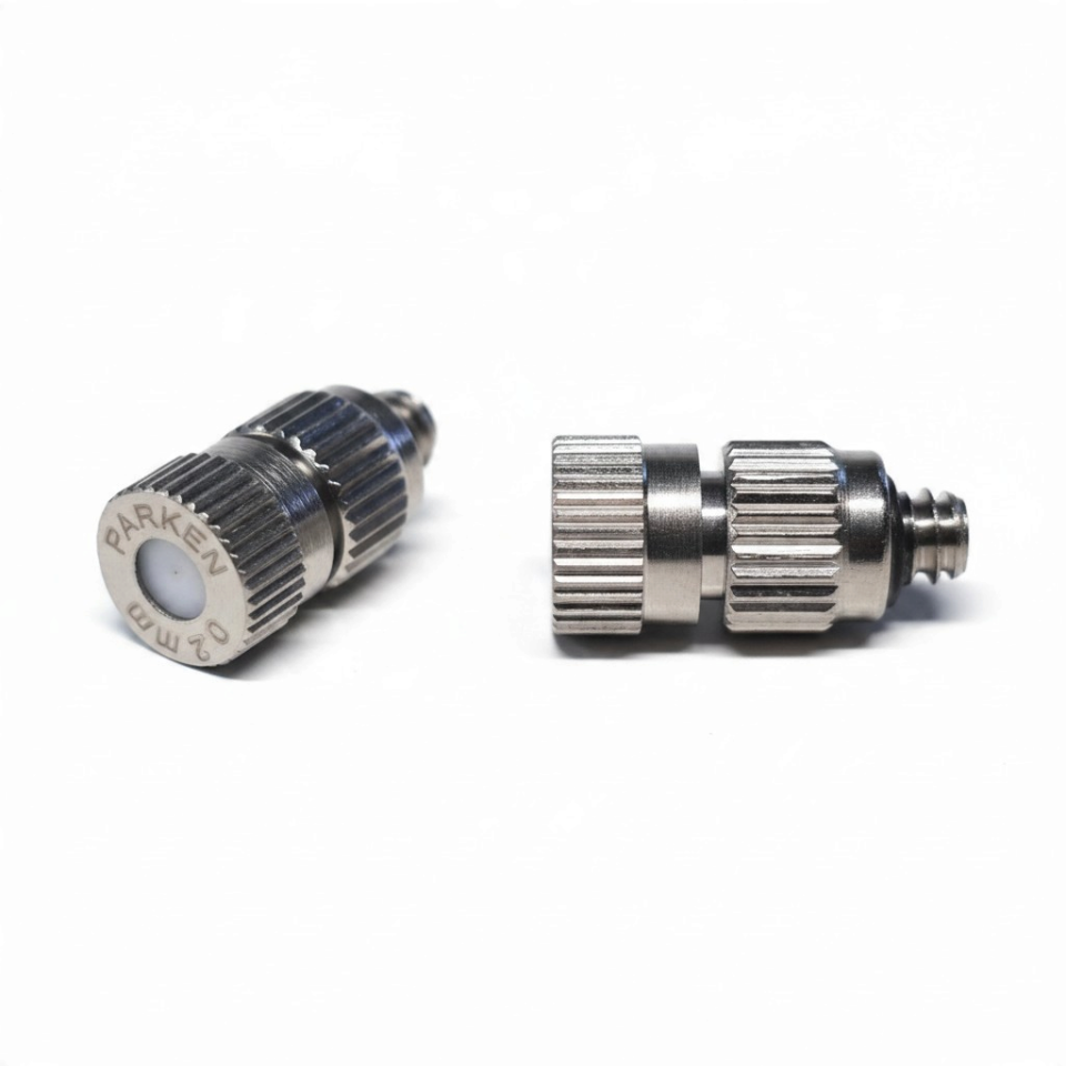 PASLANMAZ ÇELİK DAMLA ADAPTÖRLÜ SİSLEME NOZULU DELİK UCU 316 L KALİTE  0,60mm